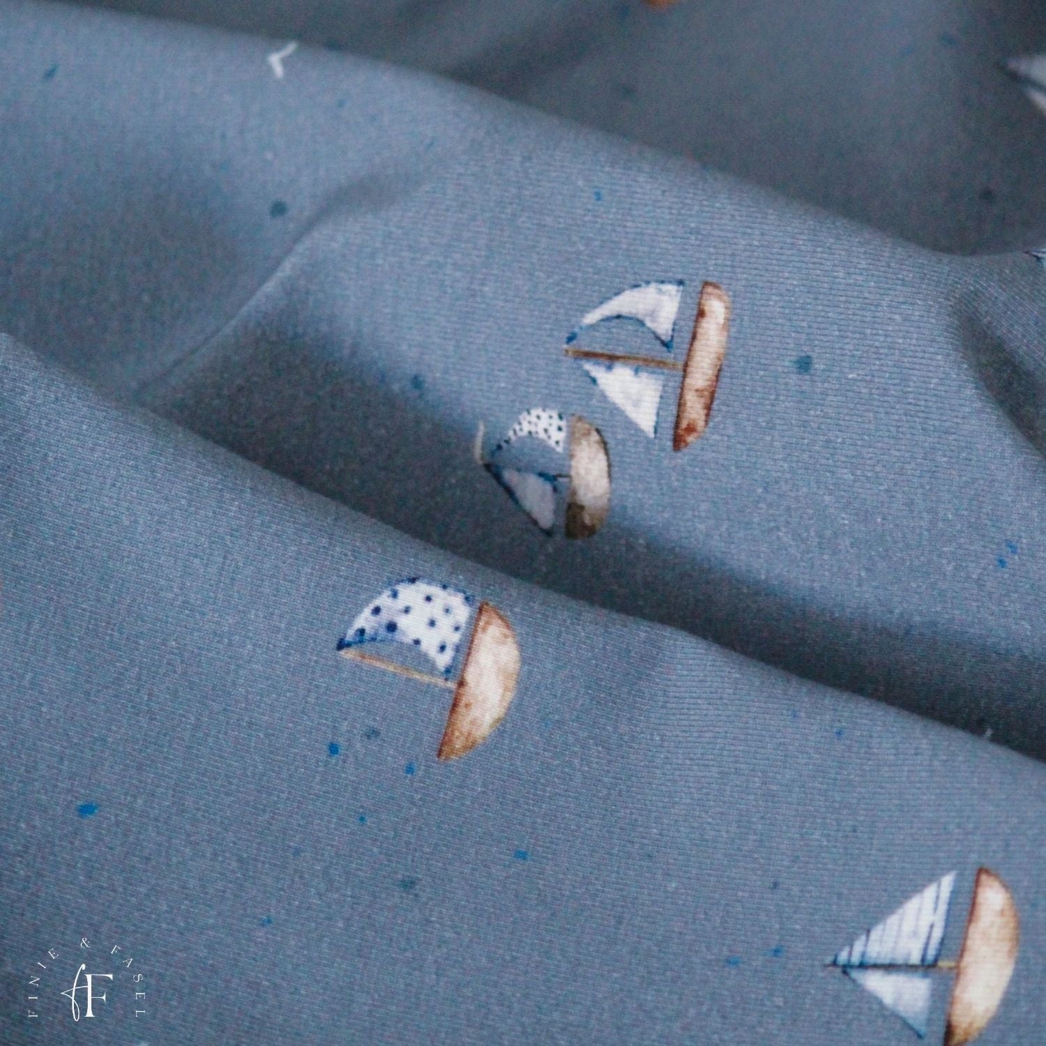 Jersey Segelboote (blau)
