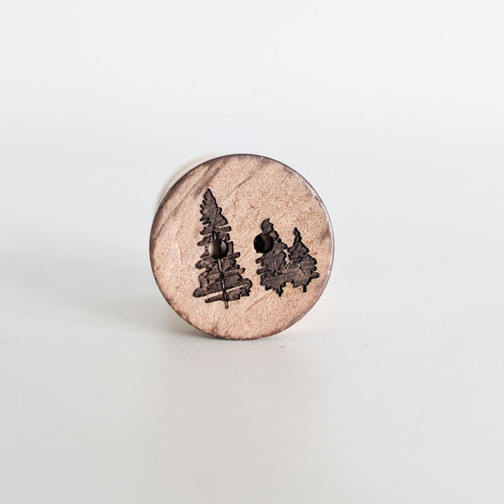 Kokosknopf 20mm Tannen
