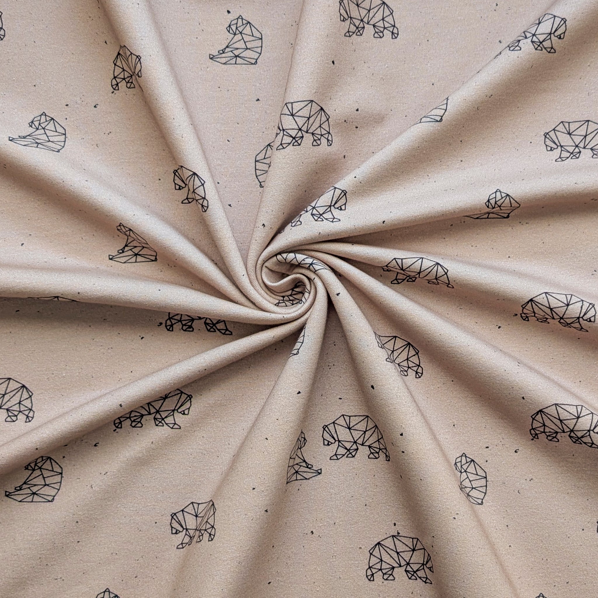 French Terry The Bear (macchiato)