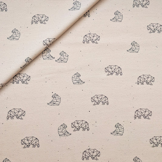 French Terry The Bear (macchiato)