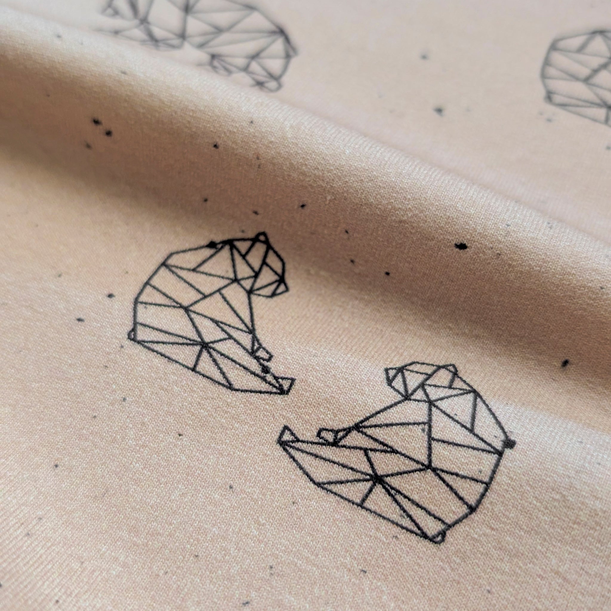 French Terry The Bear (macchiato)