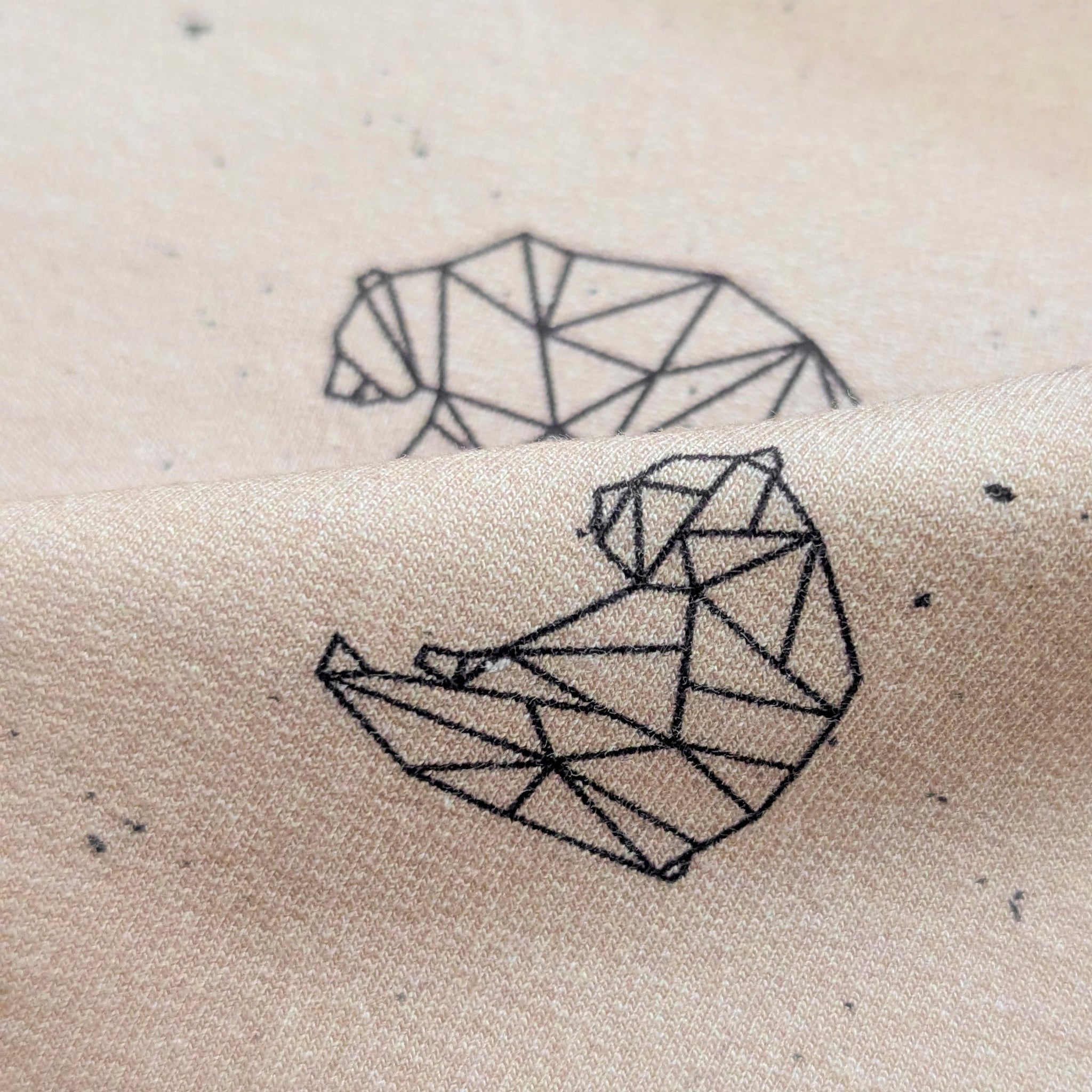 French Terry The Bear (macchiato)