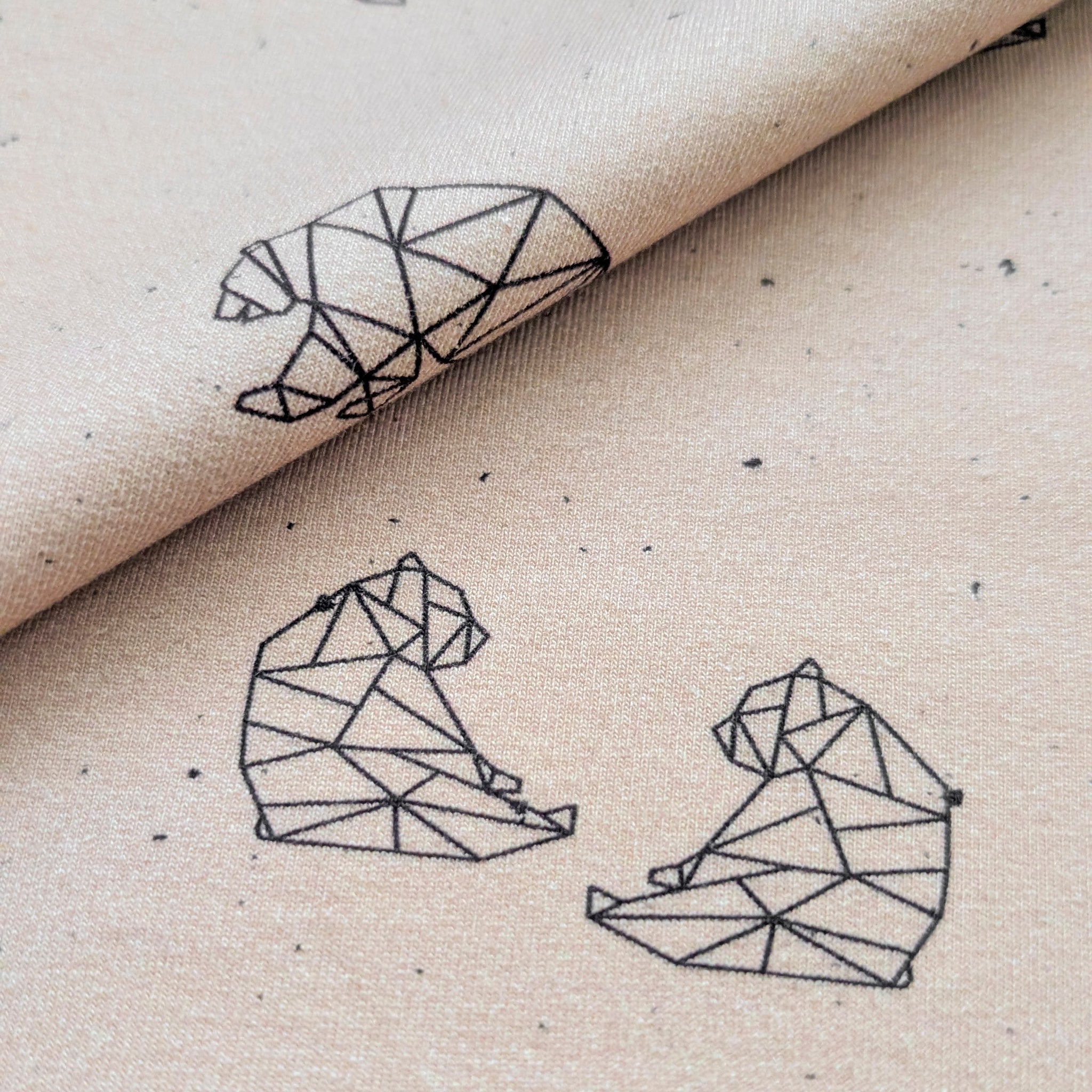 French Terry The Bear (macchiato)