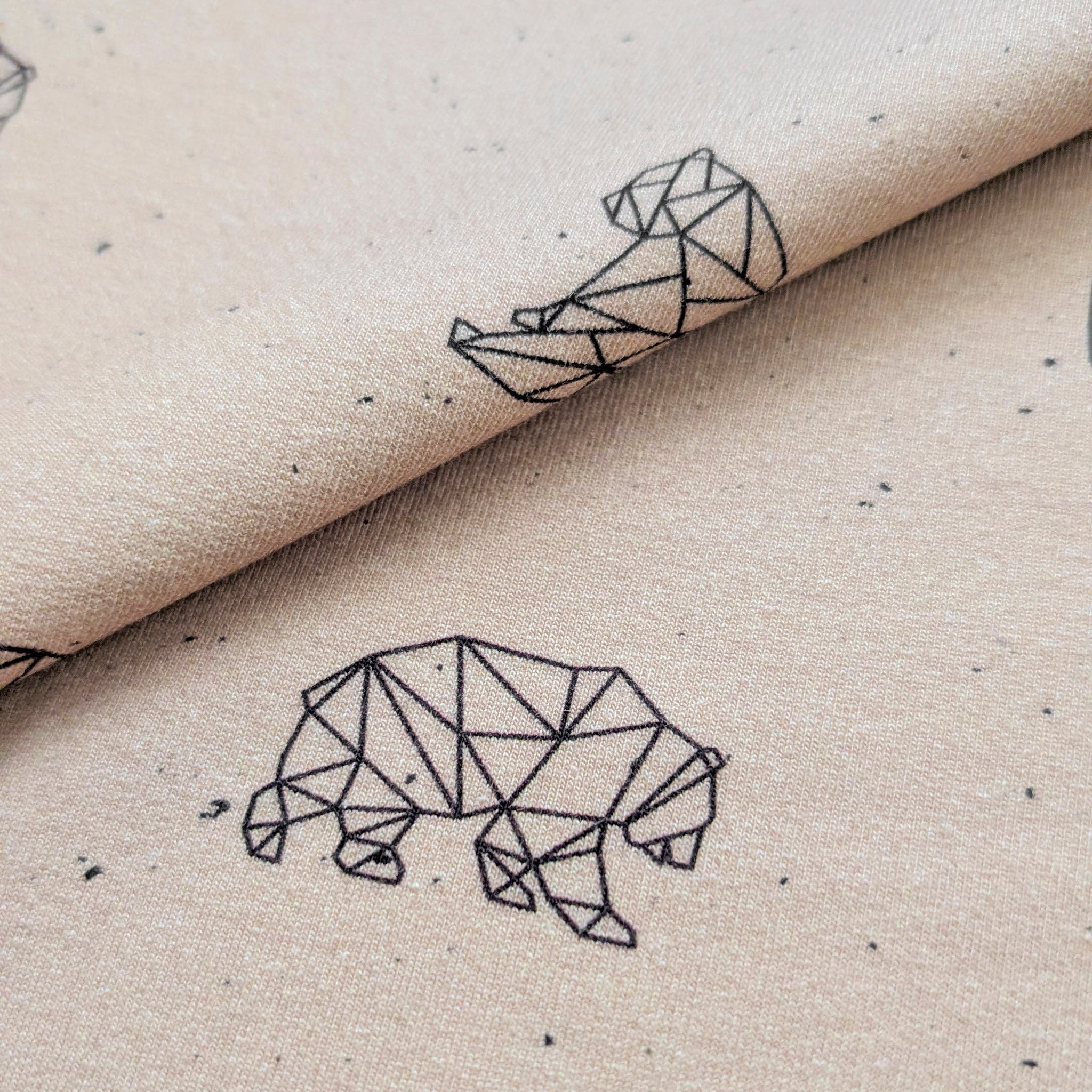 French Terry The Bear (macchiato)