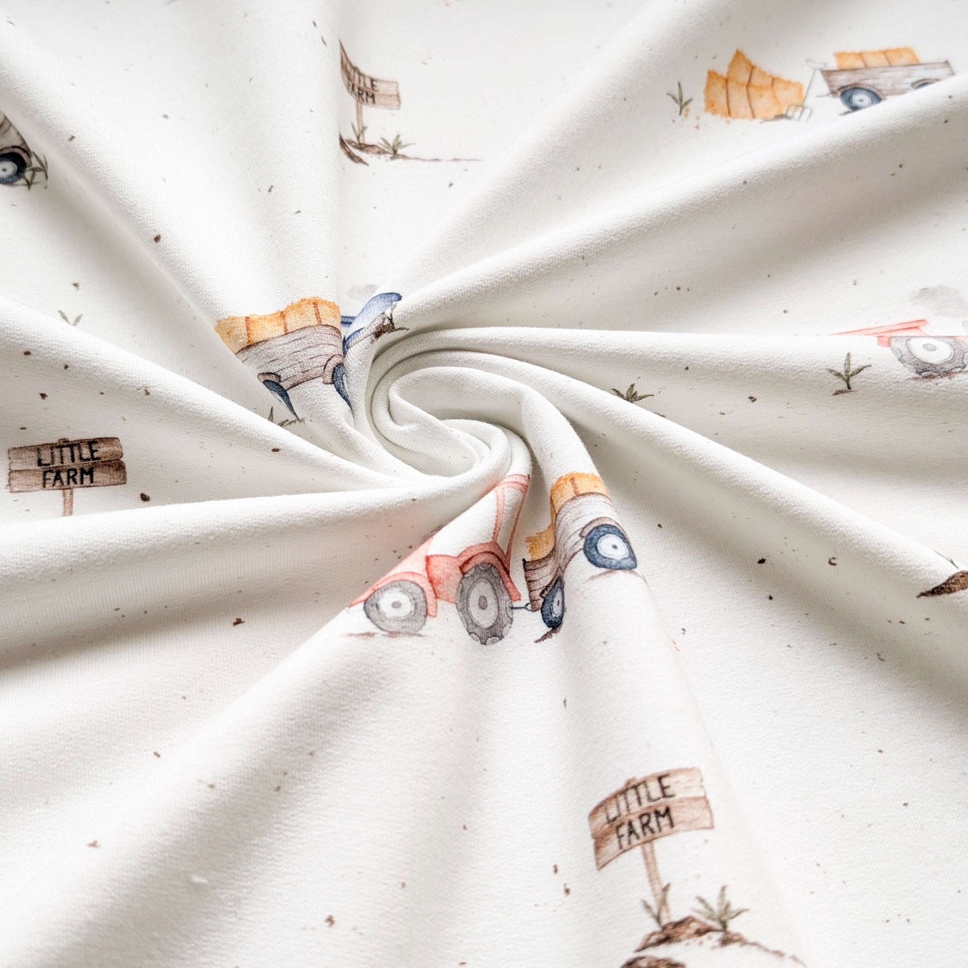 Jersey Treckerfahrt creme