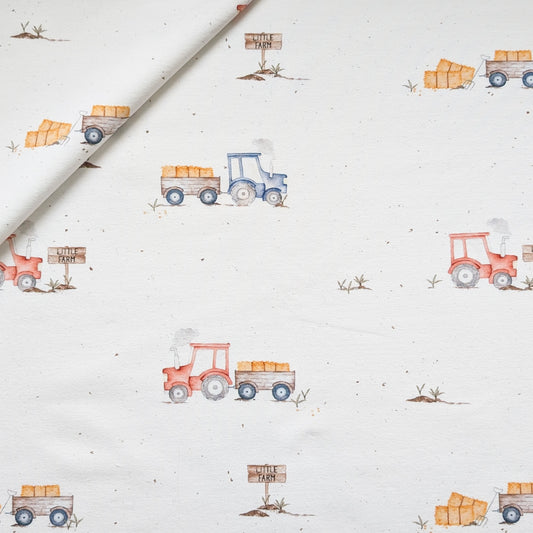 Jersey Treckerfahrt creme