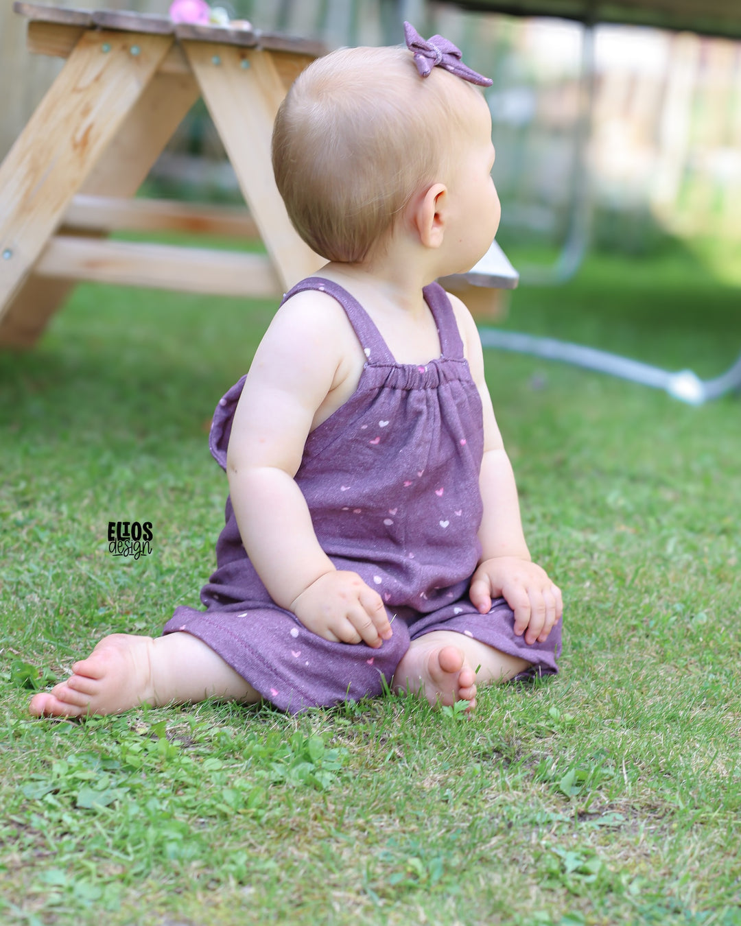 Vorbestellung Bambusmusselin Mini Love brombeer