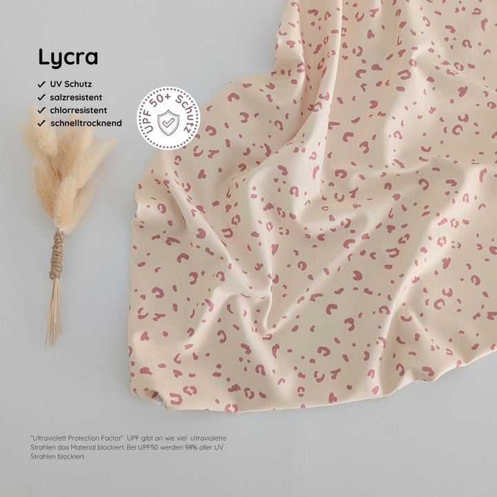 UV Lycra Mini Leo butter rosé