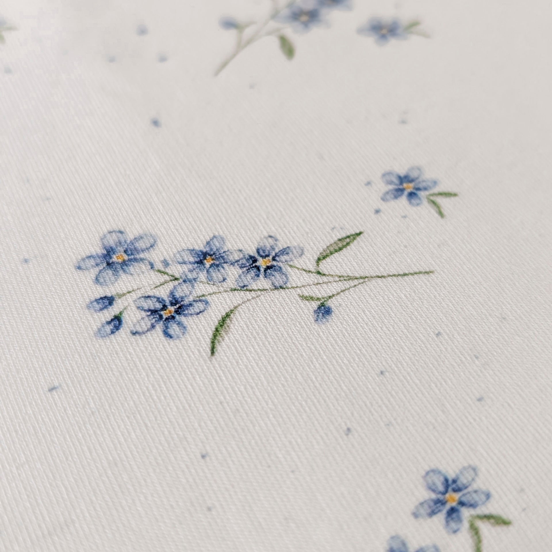 French Terry Vergissmeinnicht (Blumen)