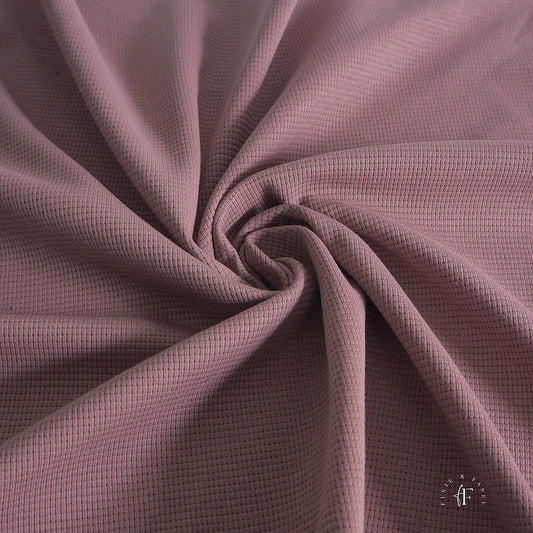 B Ware Waffeljersey Mauve 0,4m (Loch)