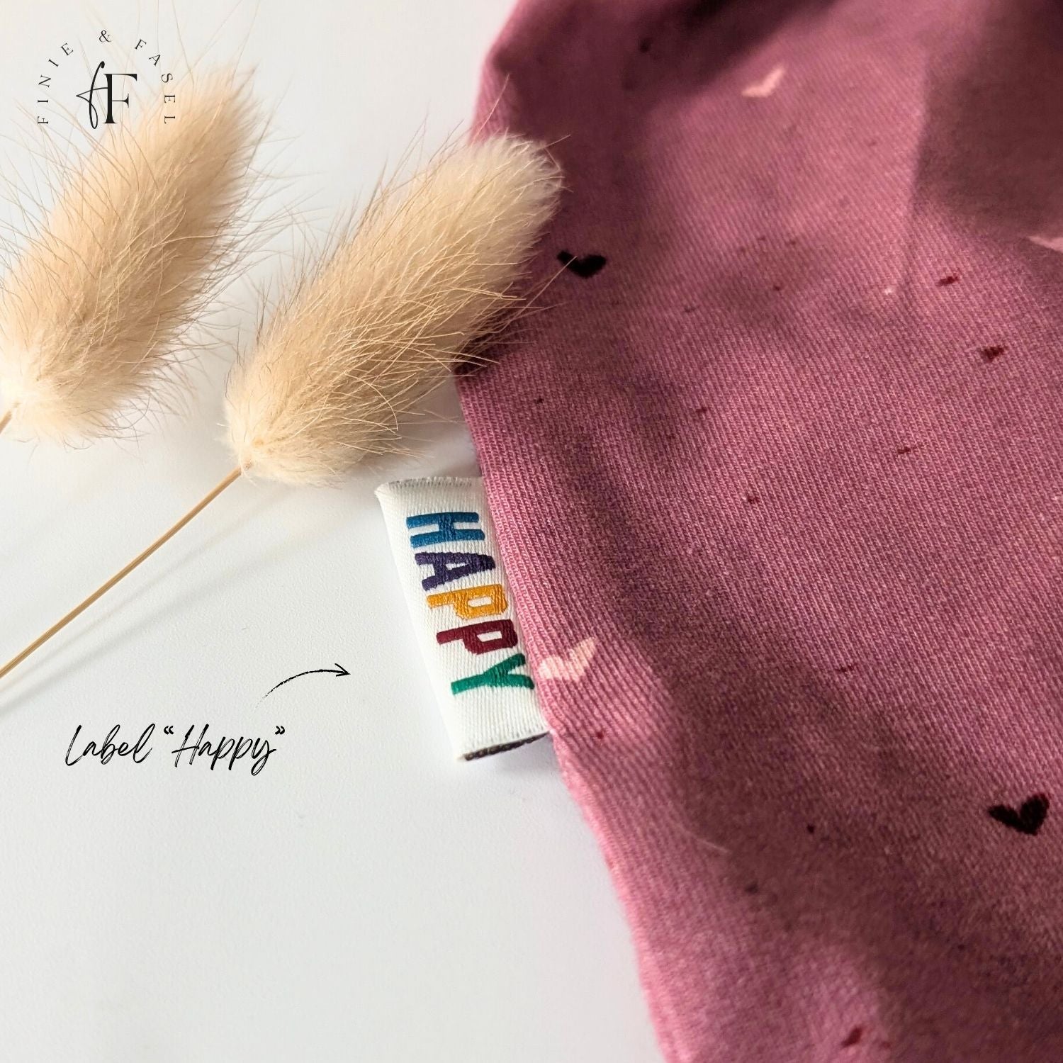 Weblabel HAPPY (bunt)