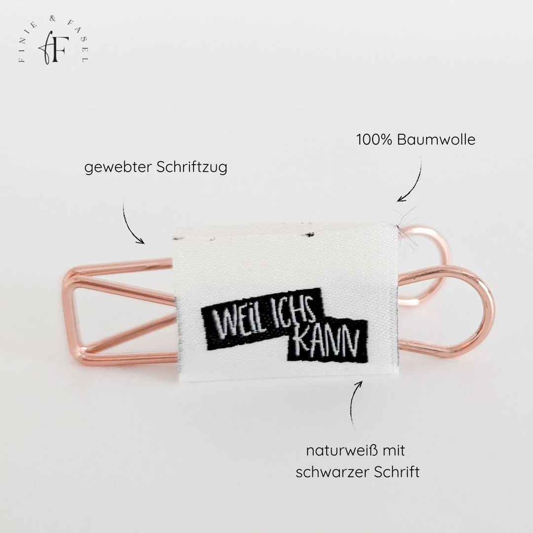 Weblabel "weil ich´s kann"