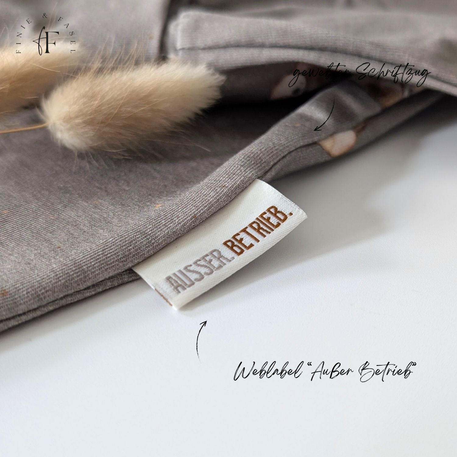 Weblabel cremeweiß "Außer Betrieb"