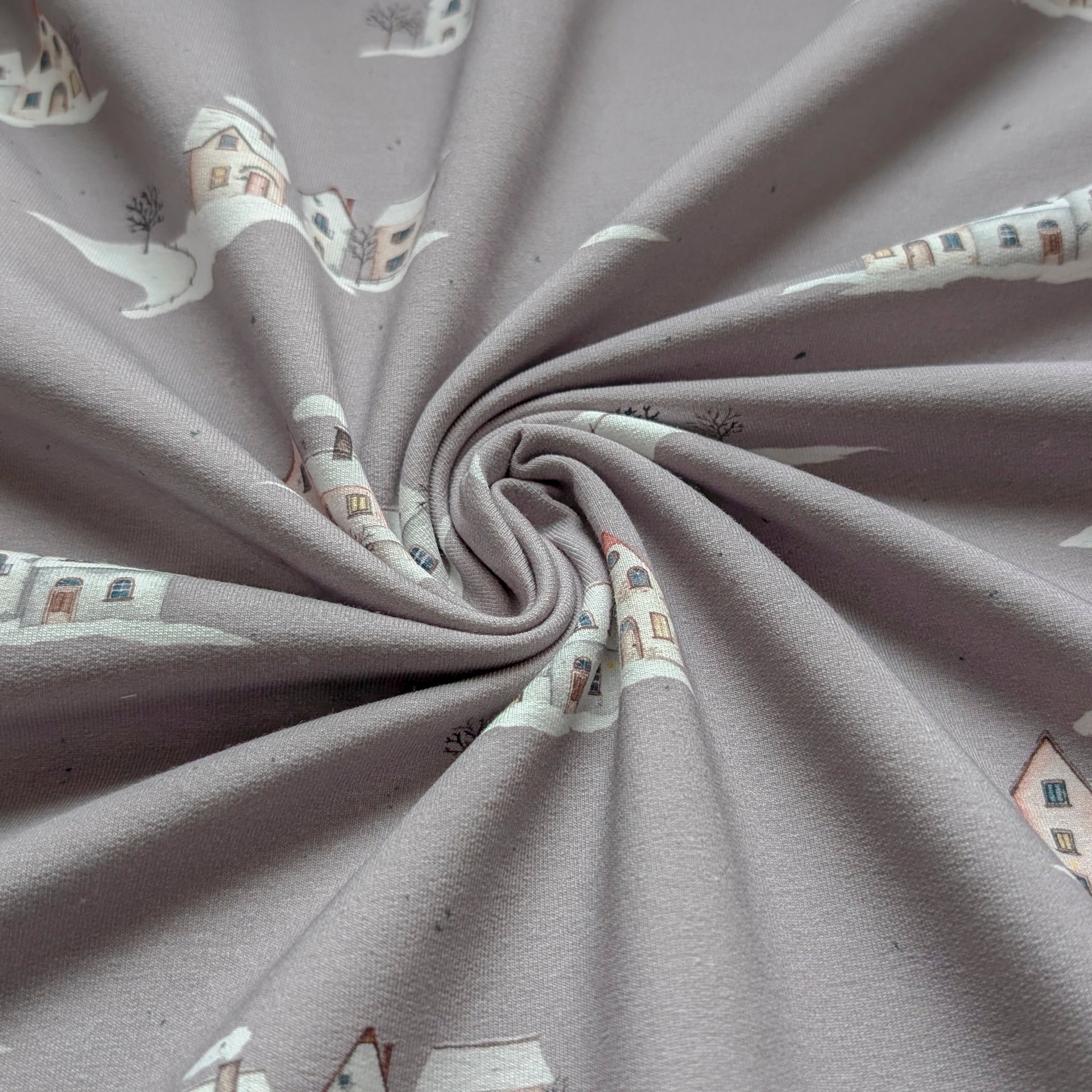 French Terry Winter Village