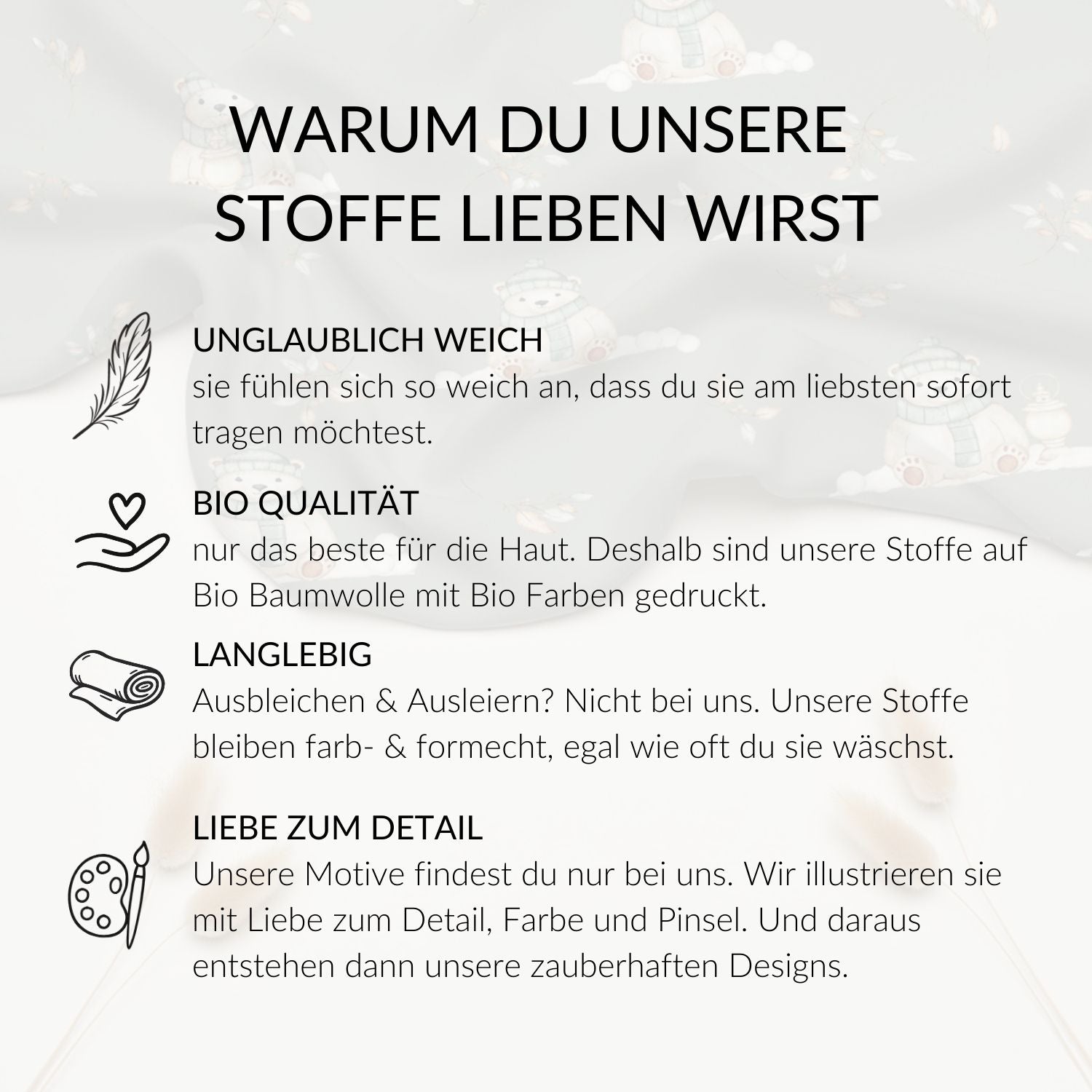 Vorbestellung French Terry Eisbär