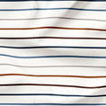 Bild in Galerie-Betrachter laden, French Terry Konfetti Stripes Coffee Blue
