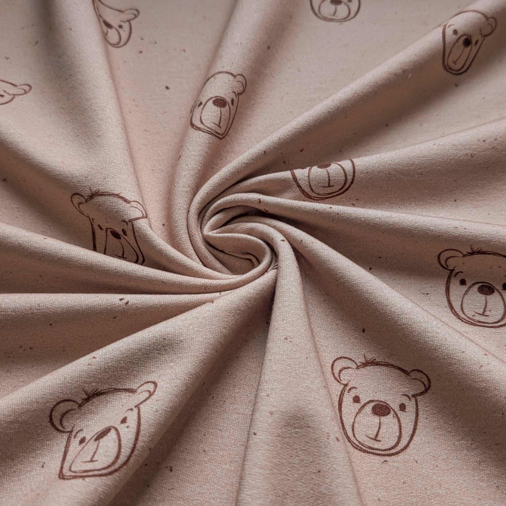 French Terry Bärig (braun)