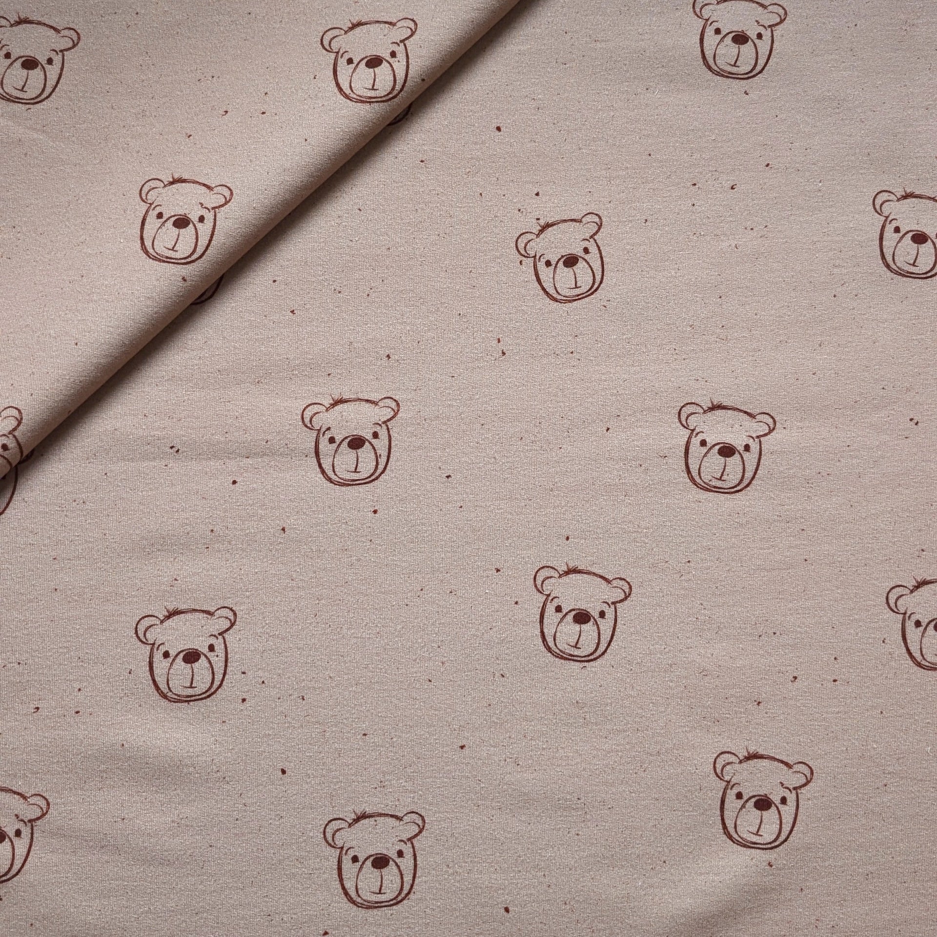 French Terry Bärig (braun)