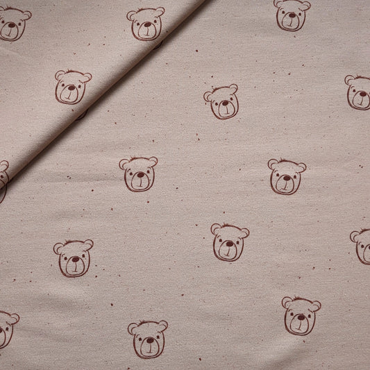 French Terry Bärig (braun)