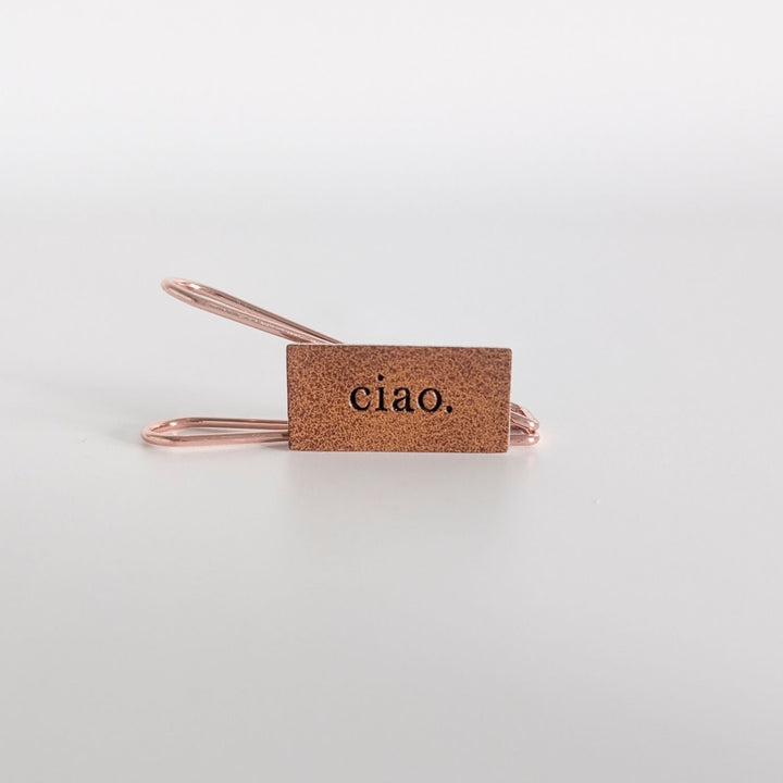 Kunstlederlabel "Ciao"