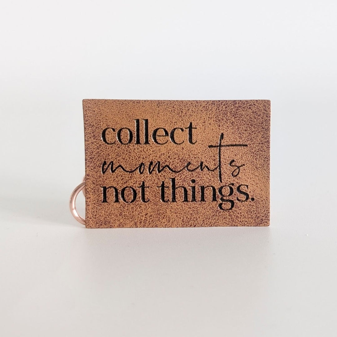 Kunstlederlabel "Collect moments"
