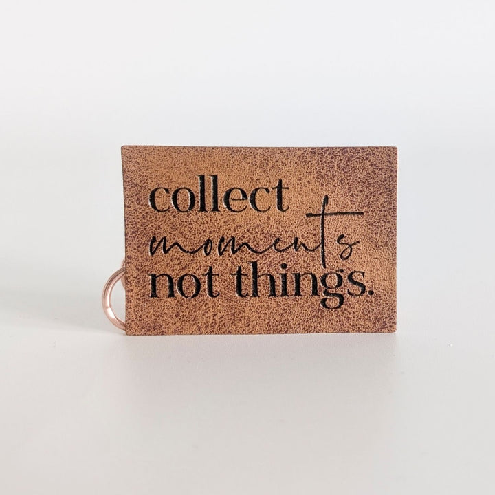 Kunstlederlabel "Collect moments"