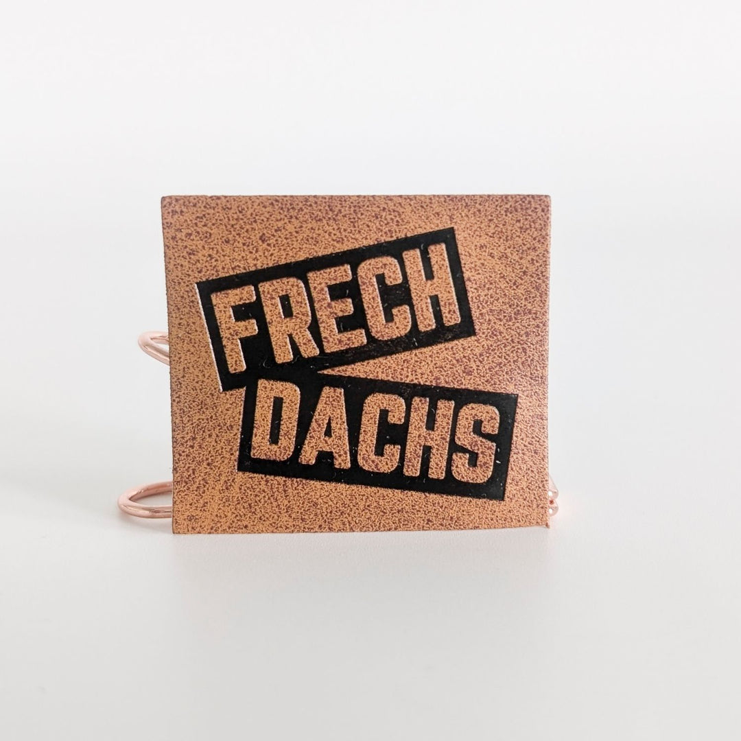 Kunstlederlabel "Frechdachs"