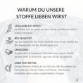 Bild in Galerie-Betrachter laden, Vorteile der Finie & Fasel Stoffe – Bio-Qualität, Langlebigkeit, Weichheit und handgemalte Designs
