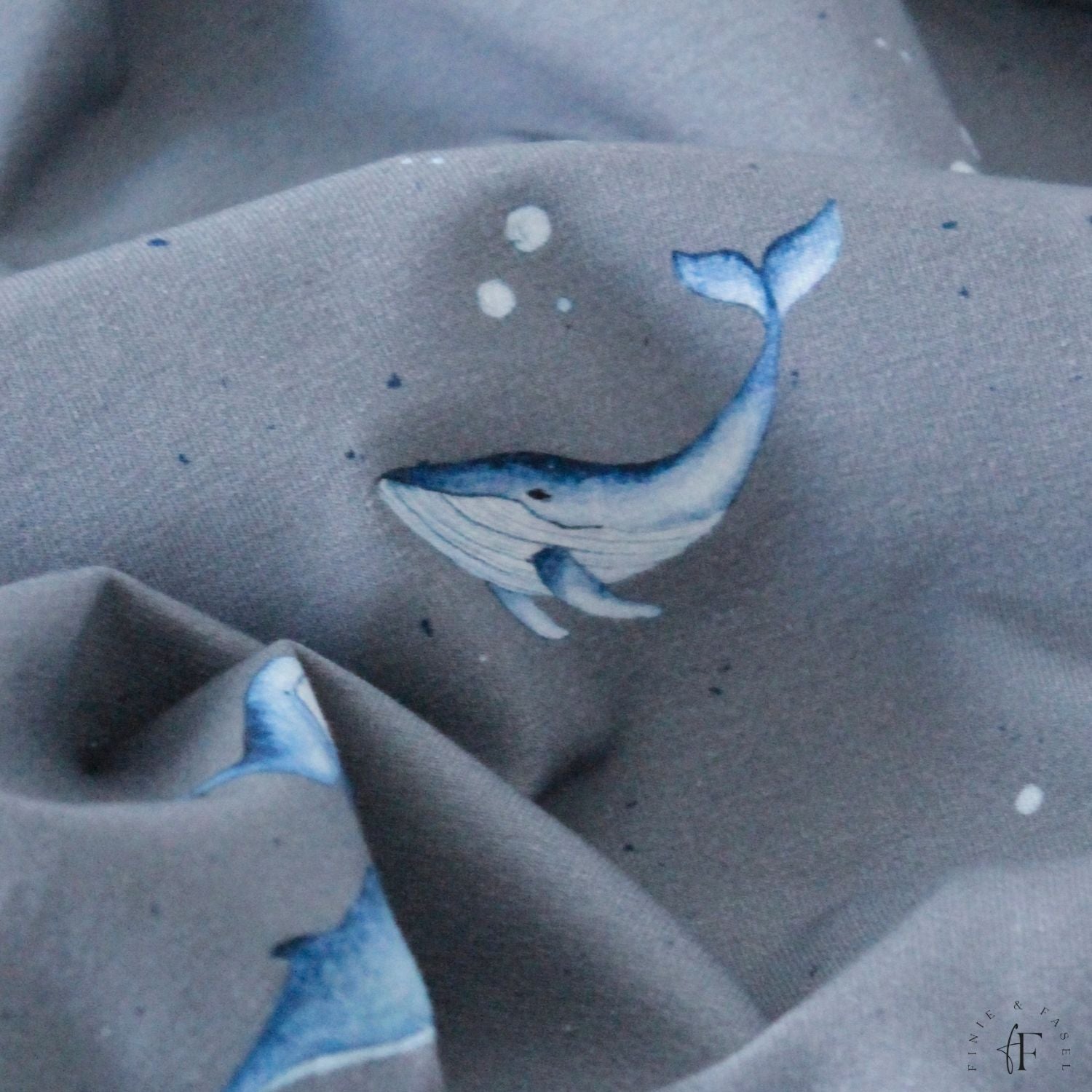 Jersey Wale blau