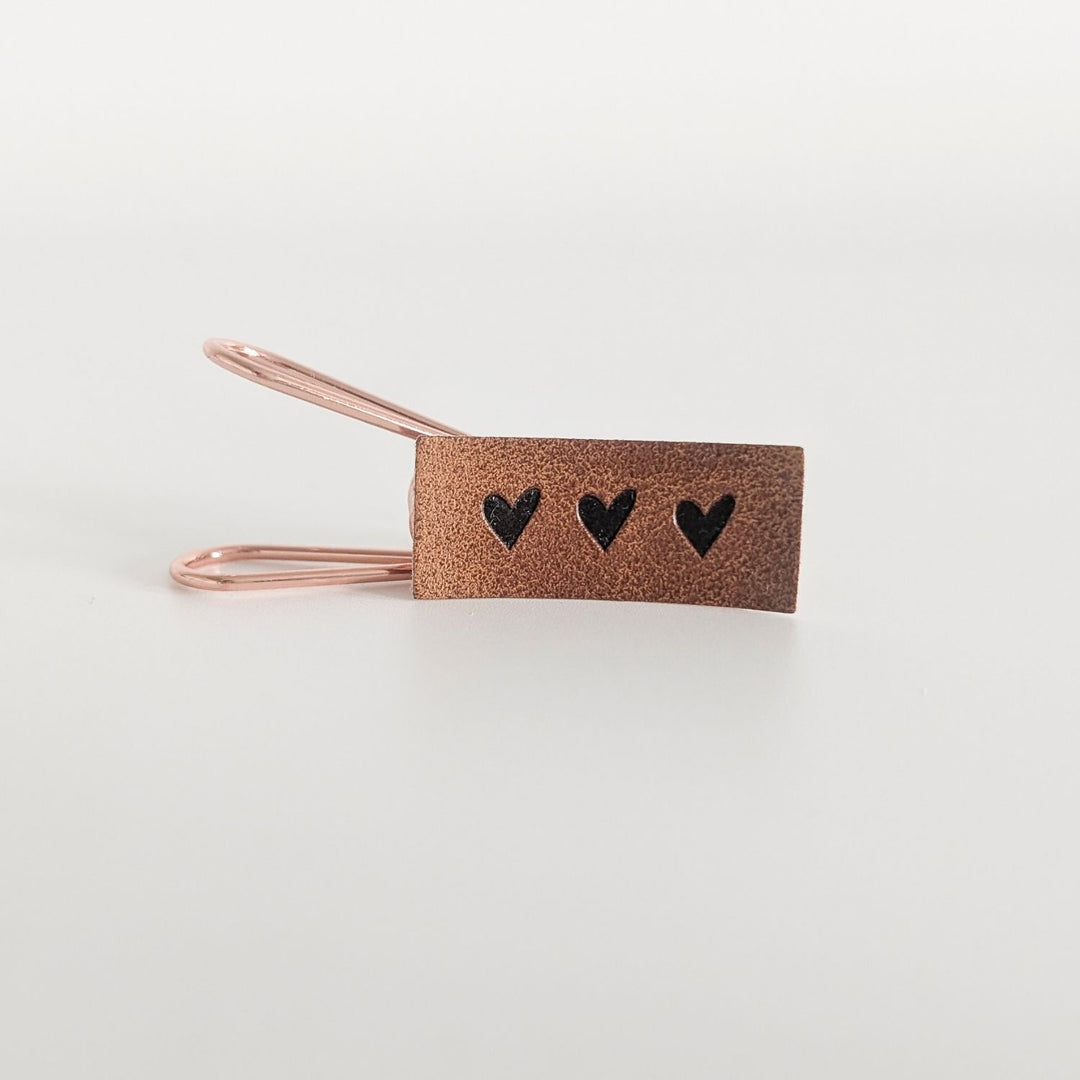 Kunstlederlabel "Herzen"