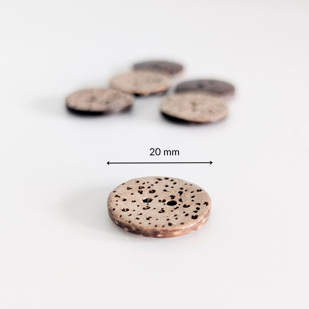 Kokosknopf 20mm Leo