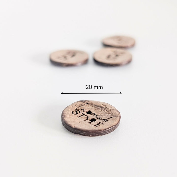 Kokosknopf 20mm Lovemade Style