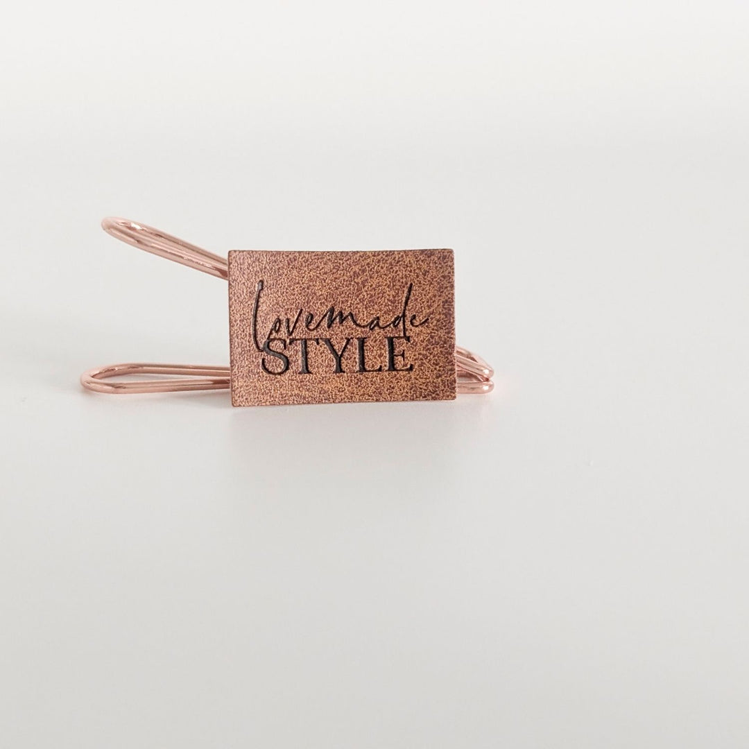 Kunstlederlabel "Lovemade Style"