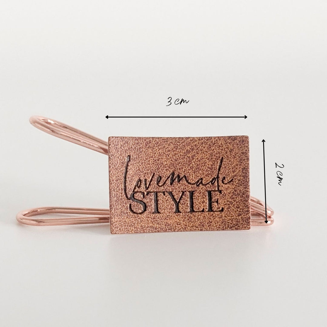 Kunstlederlabel "Lovemade Style"