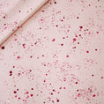 Bild in Galerie-Betrachter laden, Lycra Stoff in Rosa mit Konfetti-Print – detailreiche Aufnahme des Materials in hochwertiger Qualität
