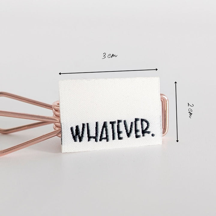 Weblabel "whatever"